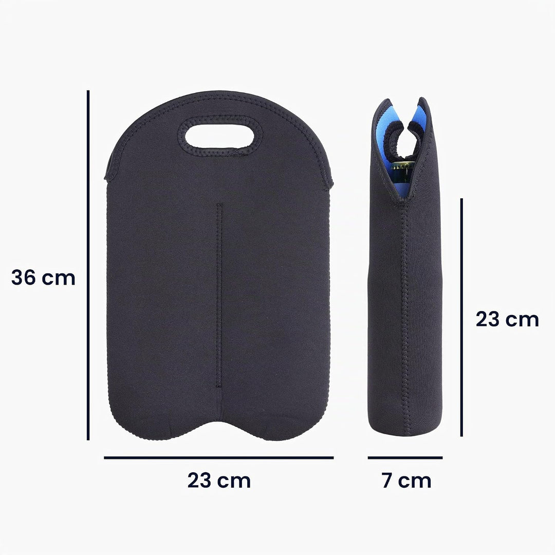 kwmobile 2in1 Flaschenkühler 500ml - für Bier und andere Getränke - Kühler aus isoliertem Neopren -