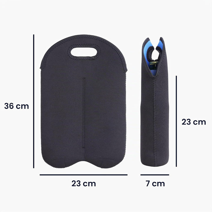 kwmobile 2in1 Flaschenkühler 500ml - für Bier und andere Getränke - Kühler aus isoliertem Neopren -