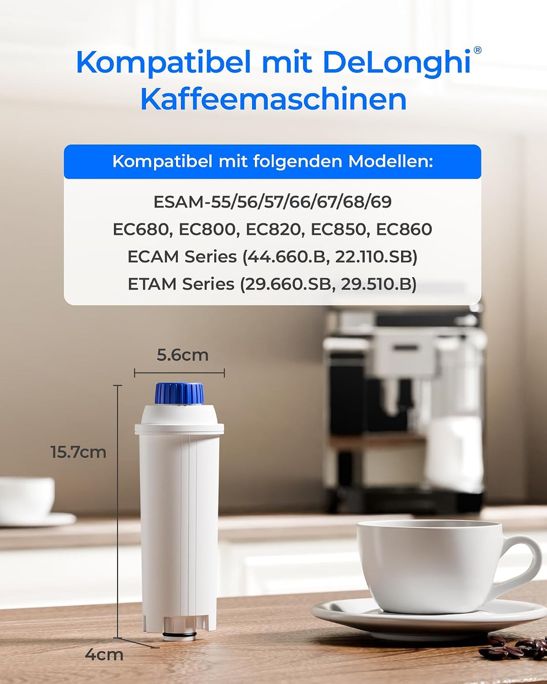 Waterdrop Mg²⁺ Filterkartuschen, Ersatz für De&