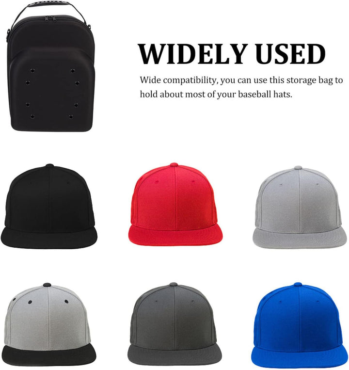 Baseballhut- Reisefall Baseball Hat Hartreise Cap Carrier Halter Baseball Cap Travel Hutbeutel Bowle