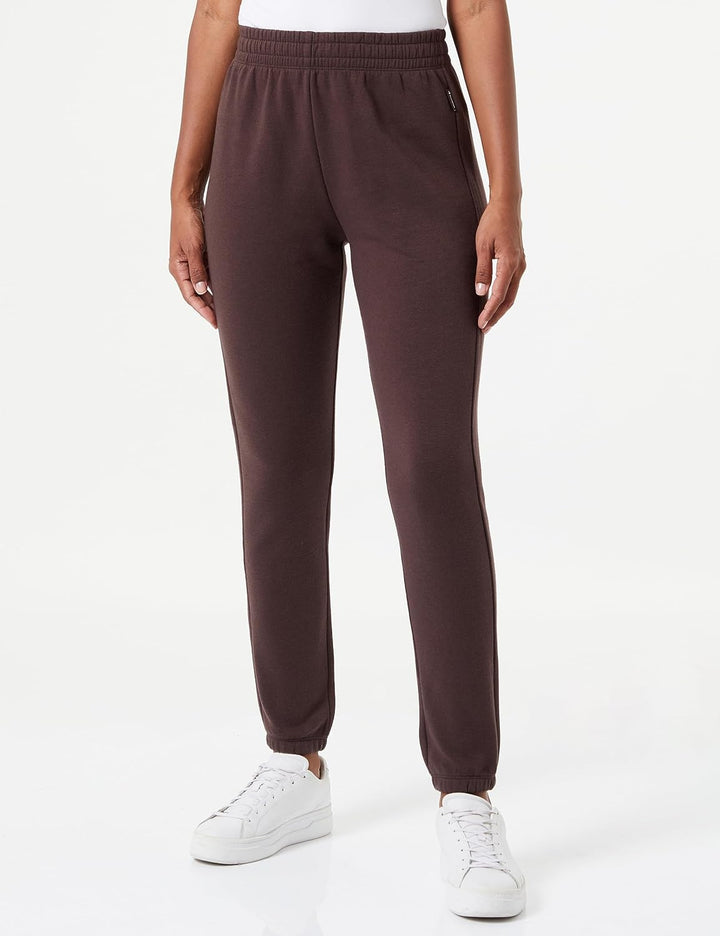 Champion Damen Legacy Sweatsuits Heritage W-Light Powerblend Fleece Boxy Hooded Sportanzug L braun,