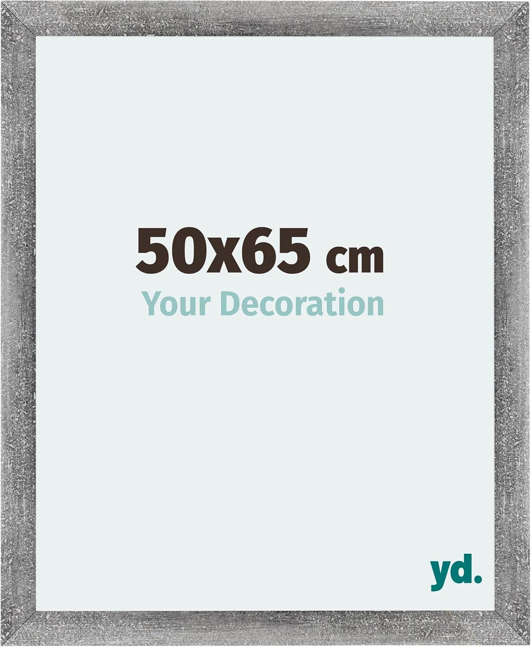 yd. Your Decoration - Bilderrahmen 50x65 cm - Bilderrahmen aus MDF mit Acrylglas - Antireflex - Ausg