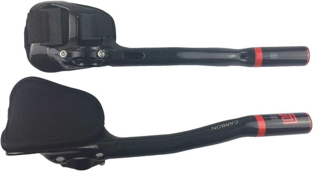 PLATT Fahrradlenker 31,8 Carbonlenker Renn/Triathlonlenker Aerobar Lenkeraufsatz Tri Bar, 3K Glossy