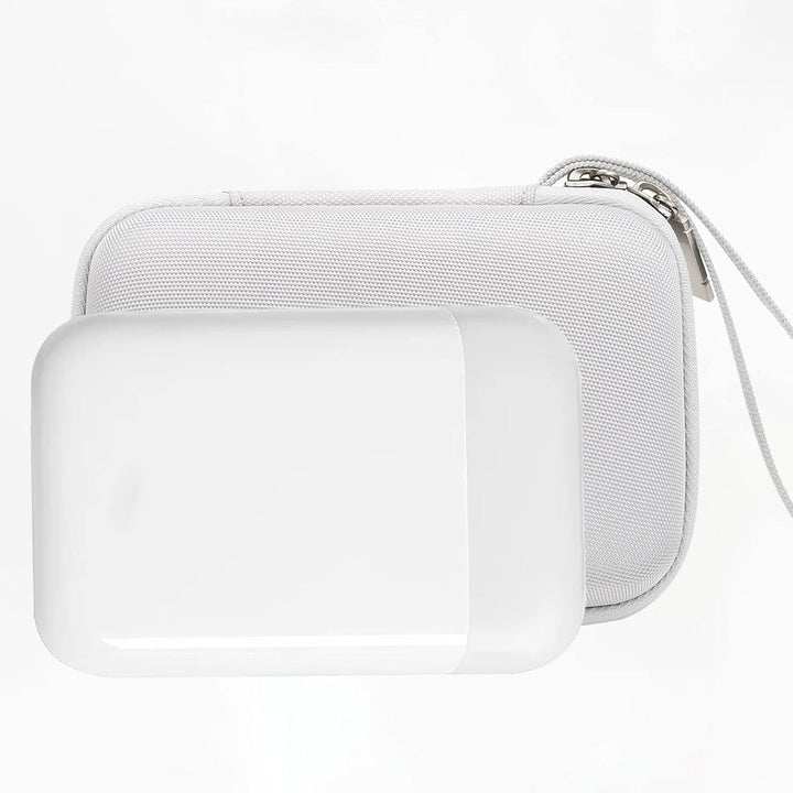 Khanka Hart Tasche Kompatibel mit Liene 2x3 Fotodrucker Smartphone Mini Drucker.(Weiss, nur Tasche)