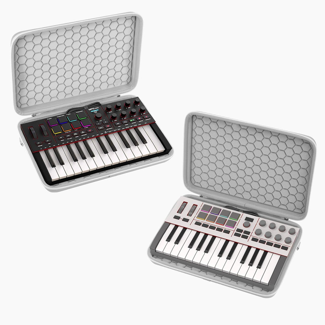 GEEKRIA Tragetasche für Audio-Schnittstellen, kompatibel mit Akai Professional MPK Mini IV, EVA-Hart