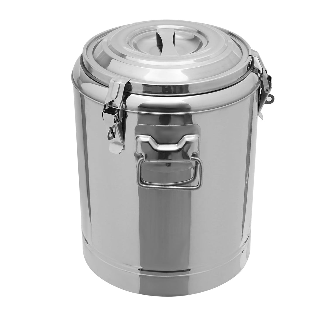 Grosse Isolierter Warmer Suppentopf, 201 Edelstahl 40L Frühstücks Suppentopf für Transport Thermobeh