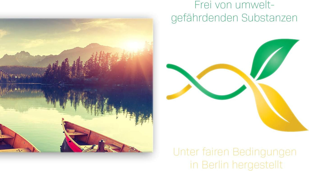 ge Bildet Bild auf Leinwand | Tatra Nationalpark in der Slowakei -sonnenuntergang D in 120x50 cm als