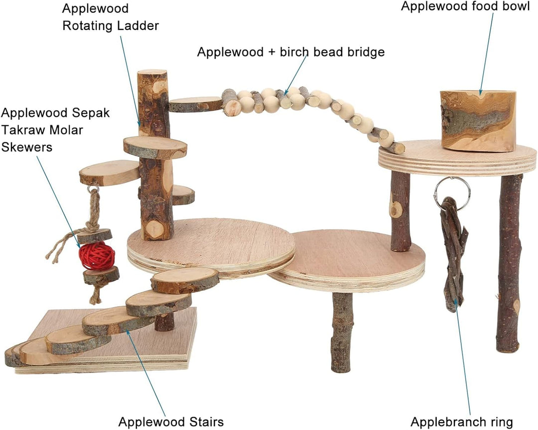 Hamster Spielzeug, Meerschweinchen Spielzeug, Kaninchen Zubehör, Kaninchen Spielzeug für Hamster Mee