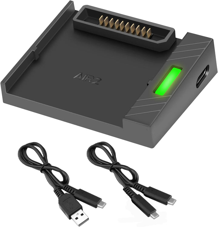 LYONGTECH USB Akku Ladegerät mit PD/QC für DJI Air 2S,Mavic Air 2 Drohne, Raqid Akkuladestation Hub