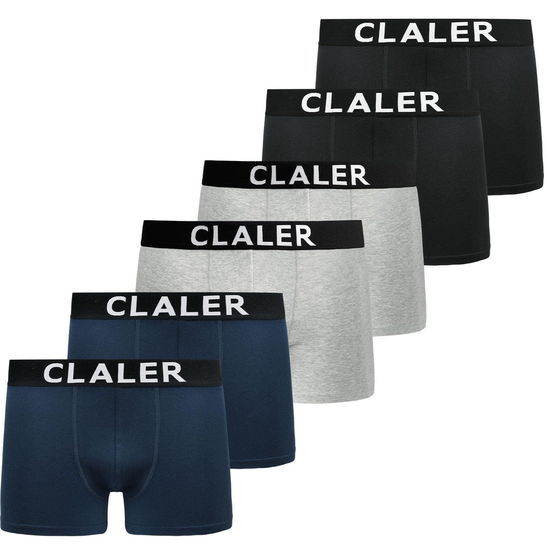 Boxershorts Herren 6er Pack Baumwolle Unterhosen Männer Retroshorts Bequeme und Atmungsaktive Men Un