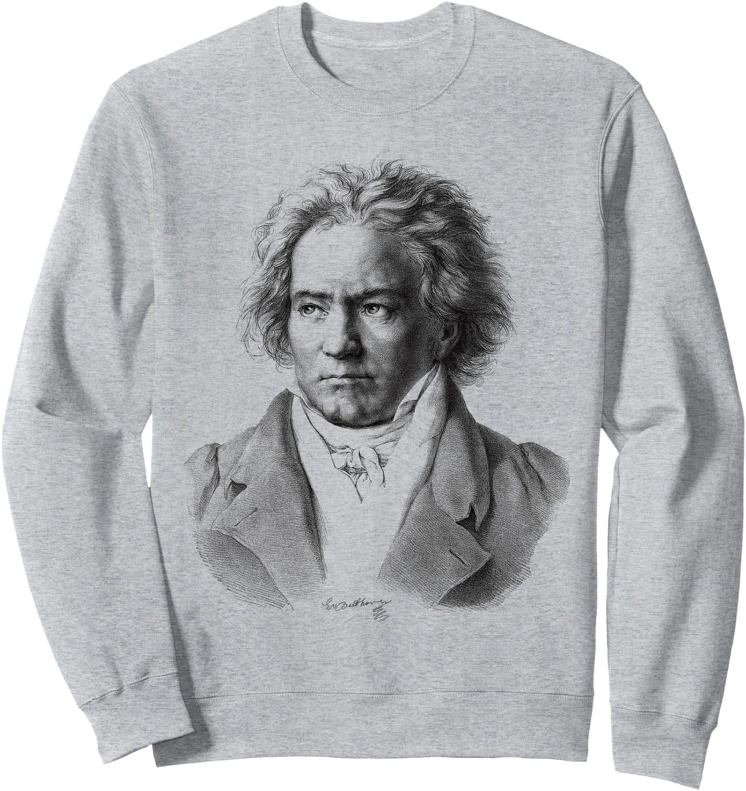 Ludwig van Beethoven Porträt Musiklehrer Klavierspieler Sweatshirt