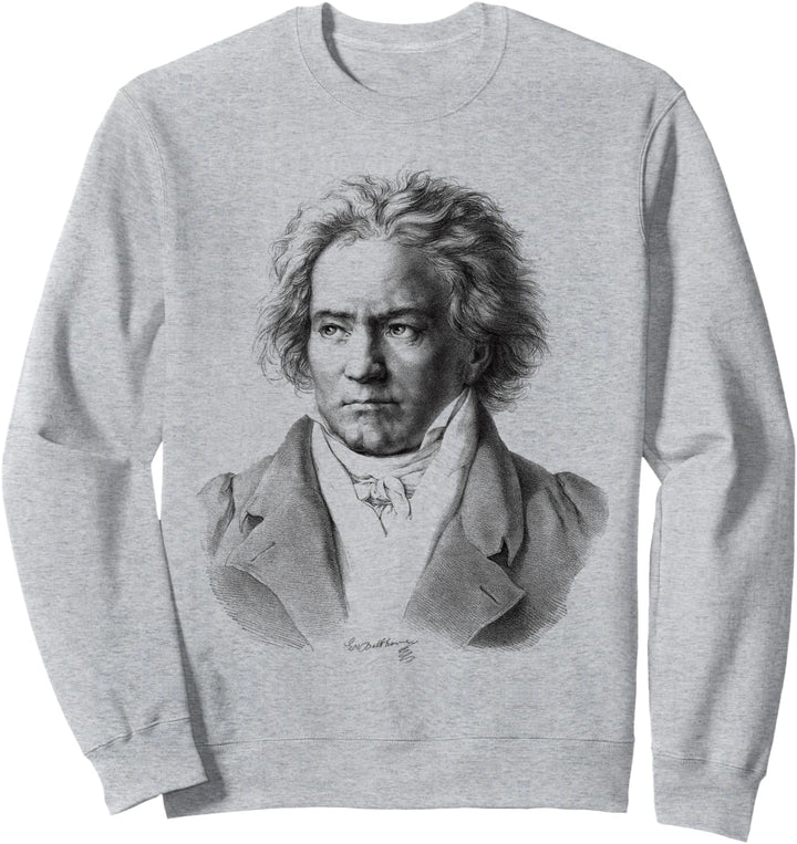 Ludwig van Beethoven Porträt Musiklehrer Klavierspieler Sweatshirt