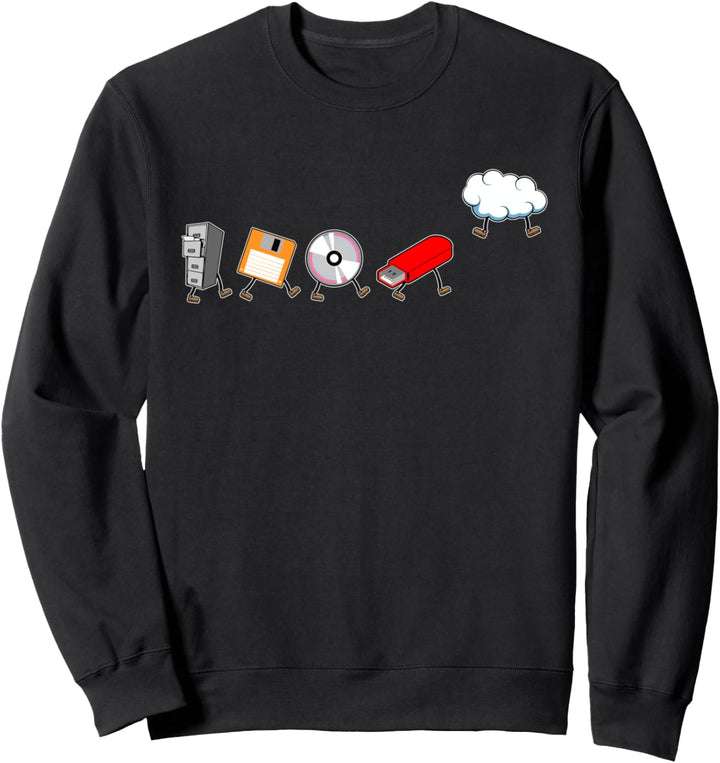 IT I Admin I Speichermedien I Nerd I Lustiges Computer Sweatshirt