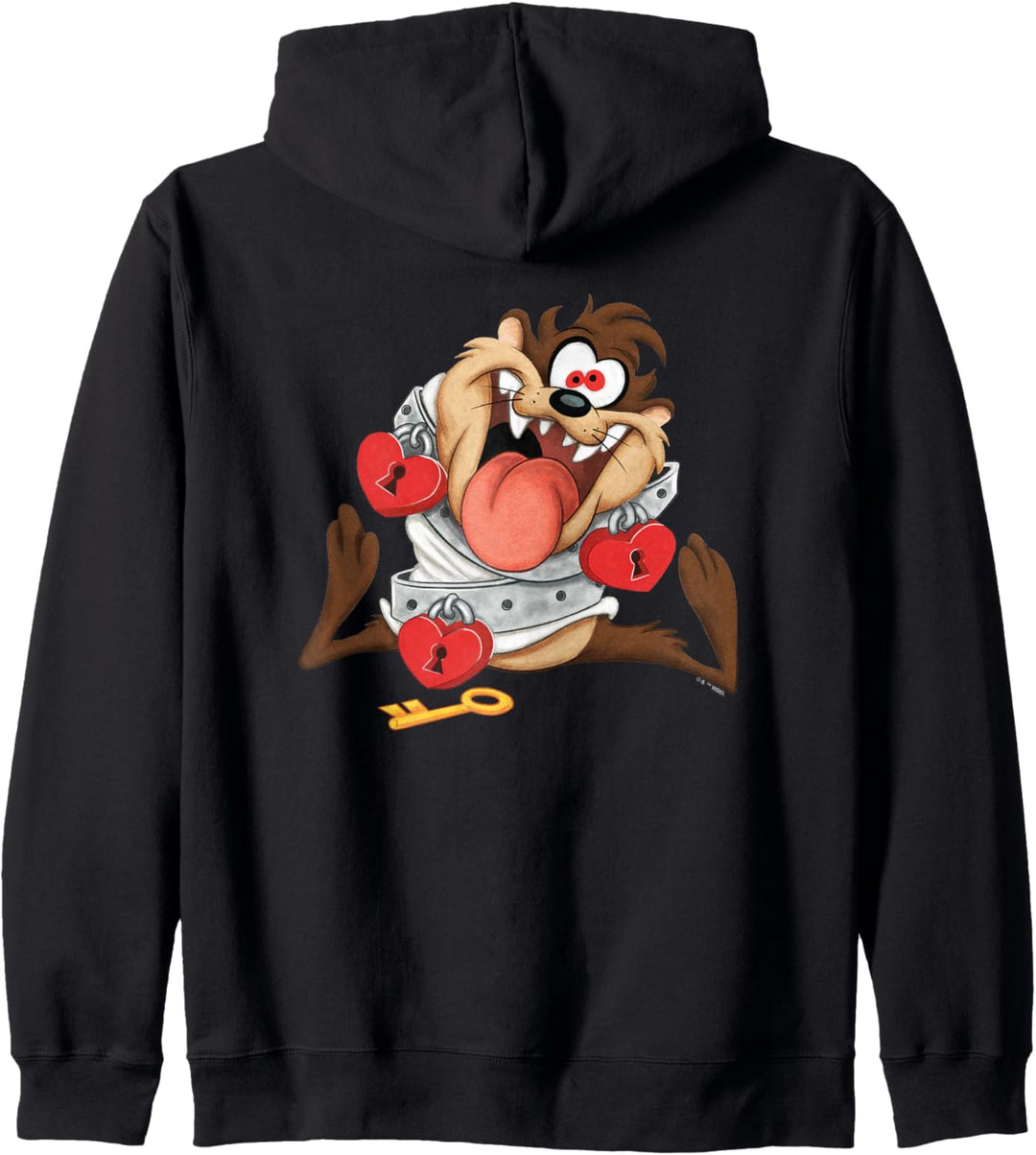 Looney Tunes Valentine's Day Taz Tied Up WIth Love Kapuzenjacke