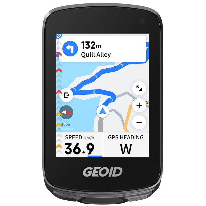 GEOID CC700 Pro GPS Fahrradcomputer mit 2,8 Zoll Touchscreen Farbbildschirm – Kabelloser Fahrradtach