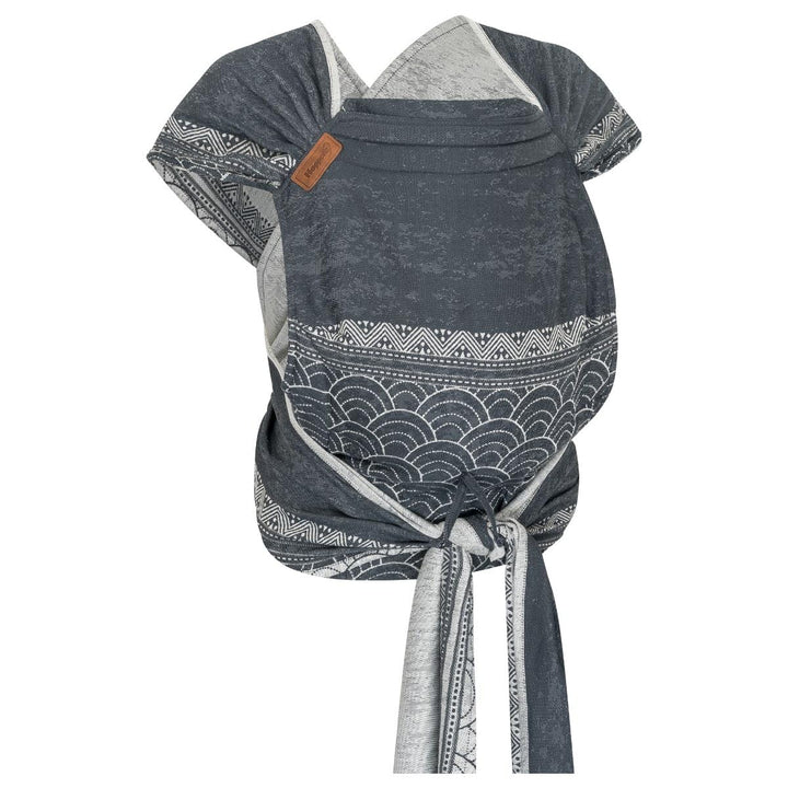 Hoppediz Hop-Tye Advanced - 4-in-1 Babytrage für Neugeborene ab Geburt - Halfbuckle Tragehilfe mit T