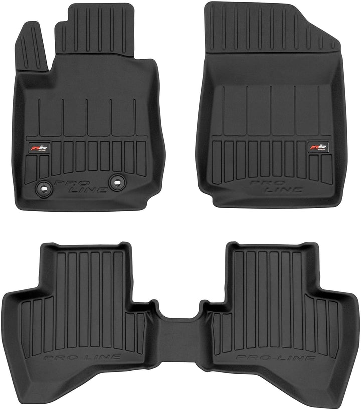 SMK Gummimatten Auto fussmatten Satz für Toyota Aygo II 2014-2022 Erleben Sie einen neuen Standard d