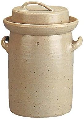 Gärtopf Grau mit Deckel 2 Liter, 2 Liter