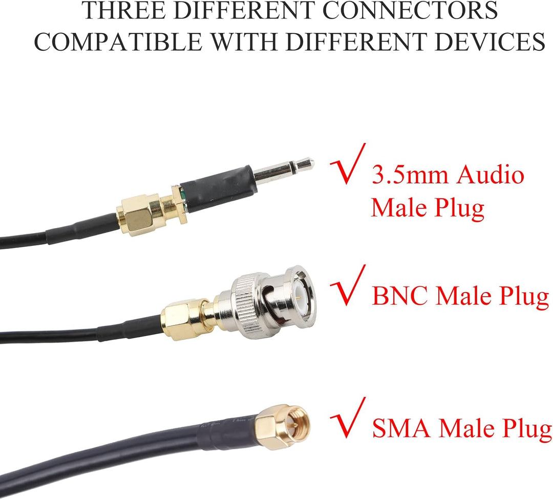 YouLoop 250 mW 10 kHz bis 30 MHz magnetische Antenne, Portable Passive Ringantenne, SMA/BNC/3.5MM Au