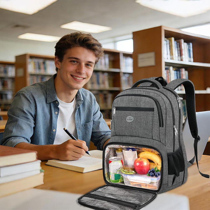 MATEIN Laptop Rucksack mit Kühlfach, Lunch Rucksack Reiserucksack Herren mit USB Ladeanschluss, Anti
