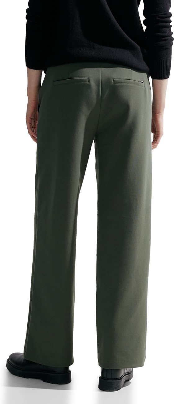 Cecil Damen Loose Fit Hose L / 28L Dynamic Khaki, L / 28L Dynamic Khaki