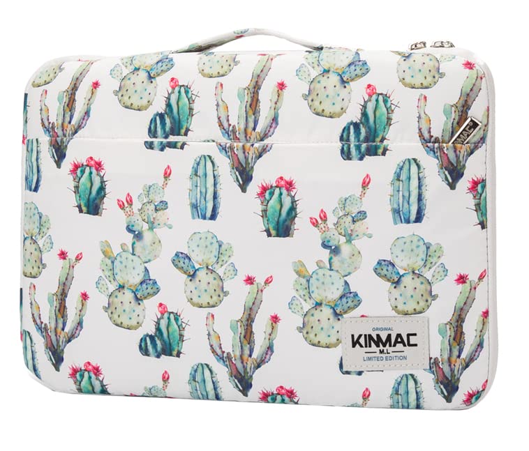 Kinmac Schutzhülle für Laptops mit 360-Grad-Schutz, wasserdicht, mit Griff Cacti 13.5 inch-14 inch c