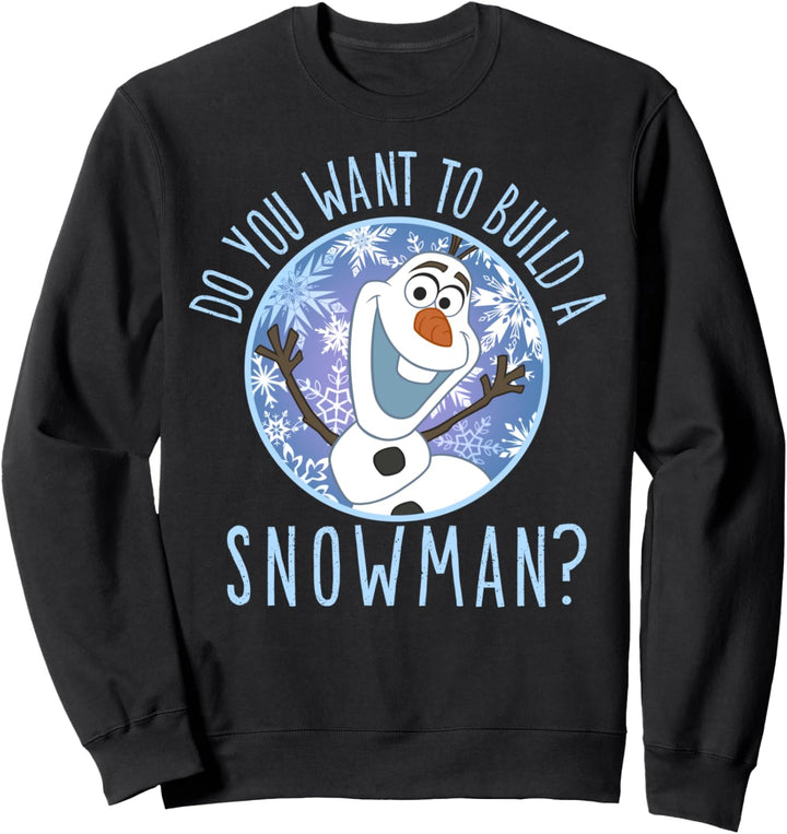 Disney Frozen Olaf Do You Want To Build A Snowman Portrait Sweatshirt
