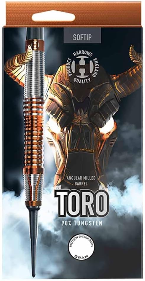 Harrows Soft Darts Toro 90% Tungsten Softtip Dart Softdart Hochwertiger Tungsten Dart mit Schäften u