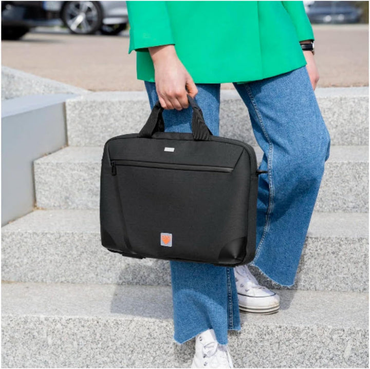 Hama Laptop-Tasche 15,6 Zoll - 16,2 Zoll stossfest (Business-Laptoptasche mit Schultergurt umhängen,