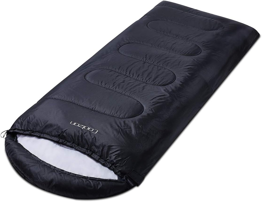 Coolzon Schlafsack für Erwachsene, für 3-4 Jahreszeiten, wasserdicht, Ultraleicht, für Kinder, Campi