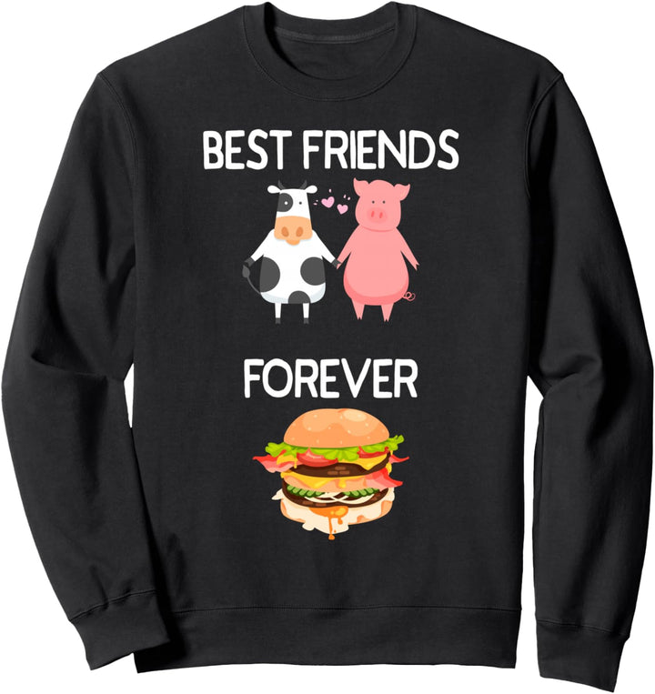 Best Friends Forever Speck Rindfleisch Fleisch Bacon Burger Sweatshirt