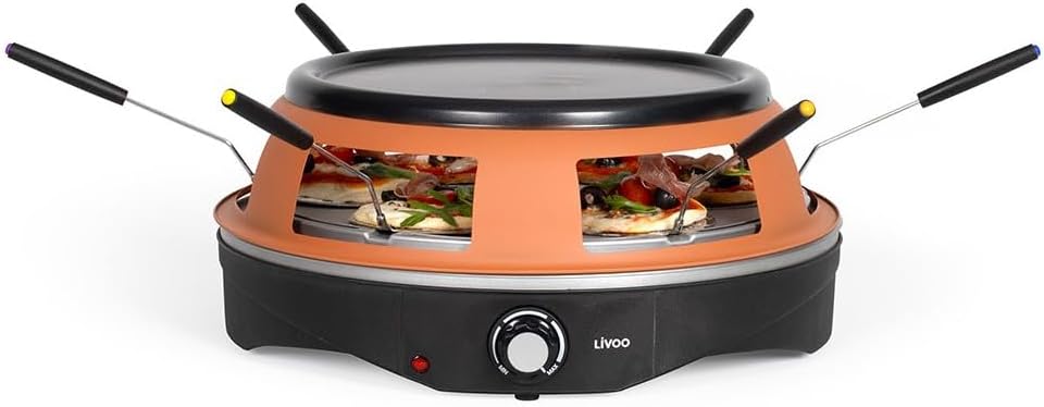 Mini-Pizzaofen 1200 W braun - DOC304
