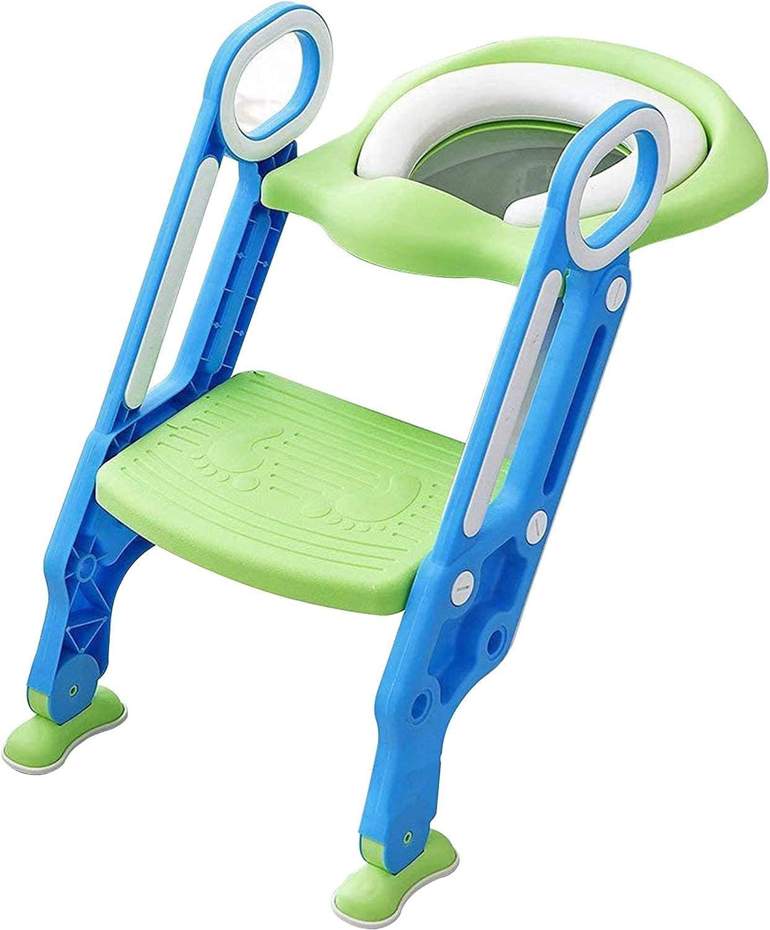 Karan King® Kleinkind-Toiletten-Trainingsset, Kinder-Toilettenleitersitz, flexible Länge, Tritthocke