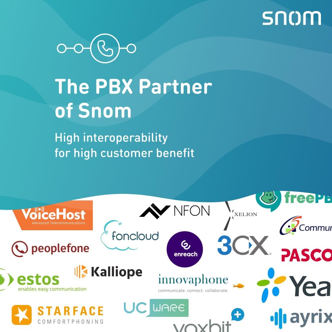 Snom PA1+ SIP-basiertes Durchsagesystem durch Erstellen eines Anrufs vom Telefon, 6,5-Watt-Class-D-V