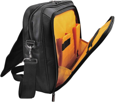 Exacompta 17334E Premium Laptop-Umhängetasche Exactive mit Clip-Verschluss und vielen Innentaschen w