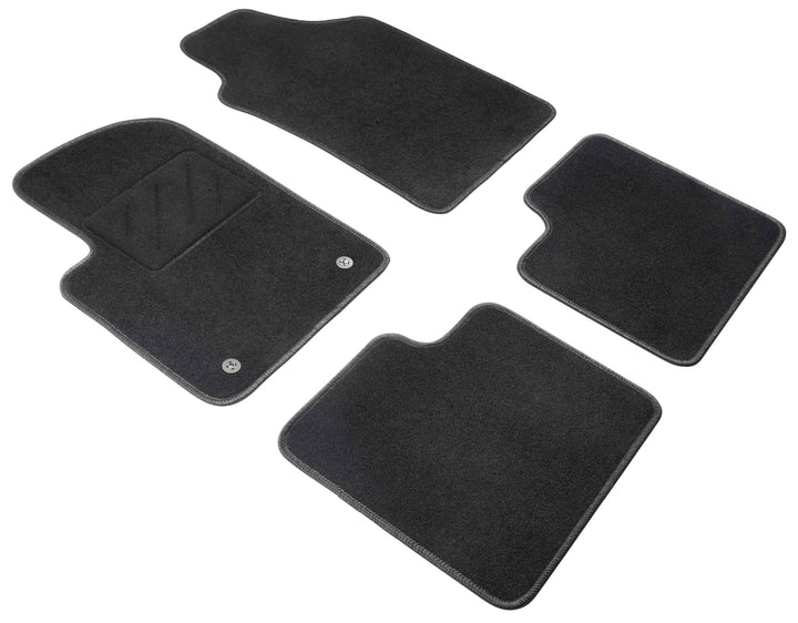 WALSER Auto Teppiche kompatibel mit FIAT 500, 500C, 100% passgenaue Auto Fussmatten Made in Europe,