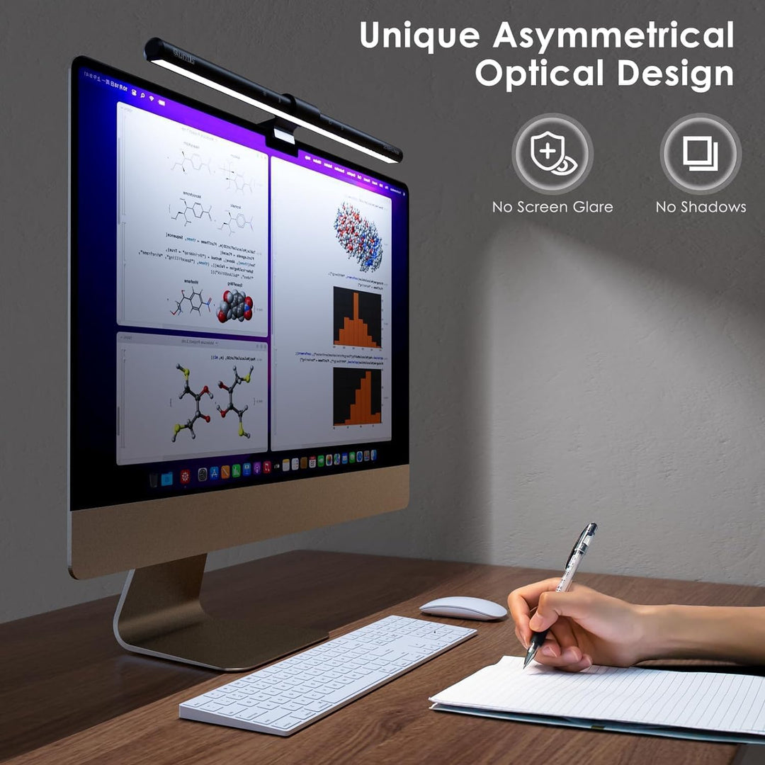 Quntis Computer Monitor Lampe LED USB mit Touch Control, 40cm Monitor Light Bar Basic mit Anti-blaul