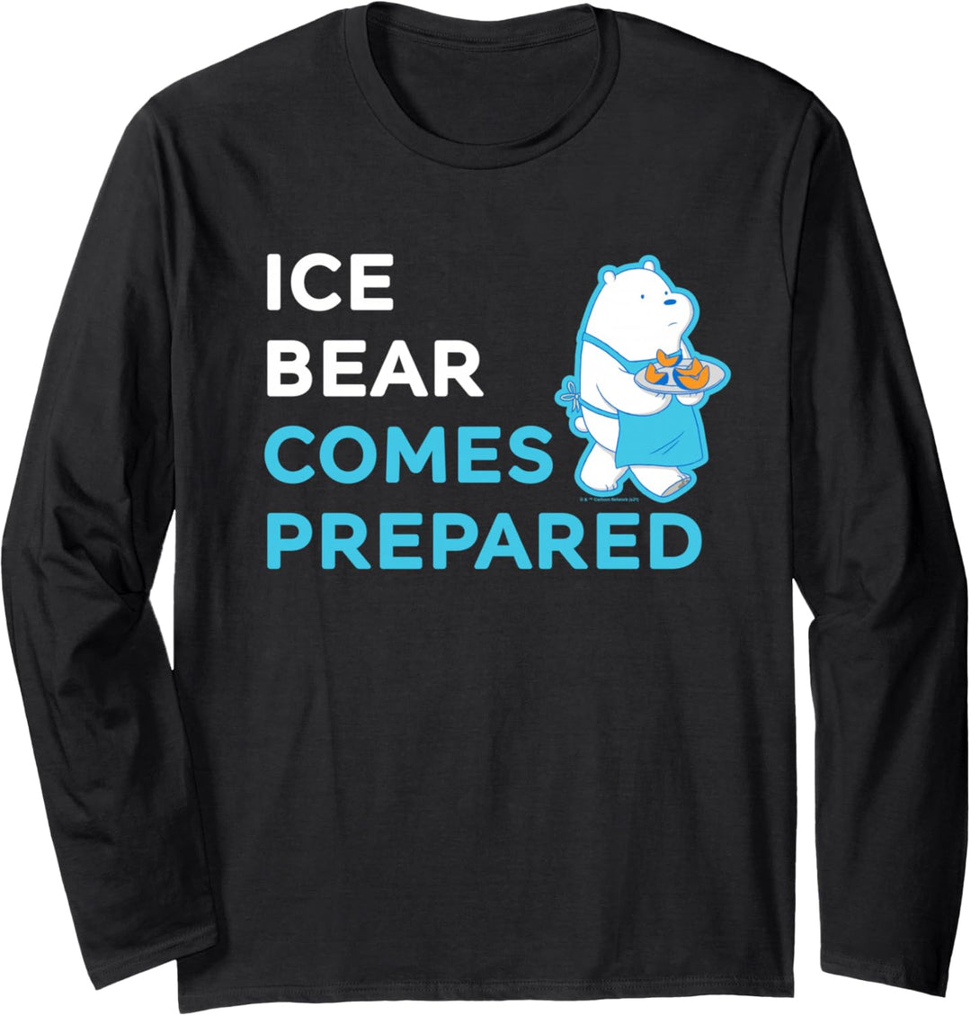 We Bare Bears Ice Bear Comes Prepared Langarmshirt