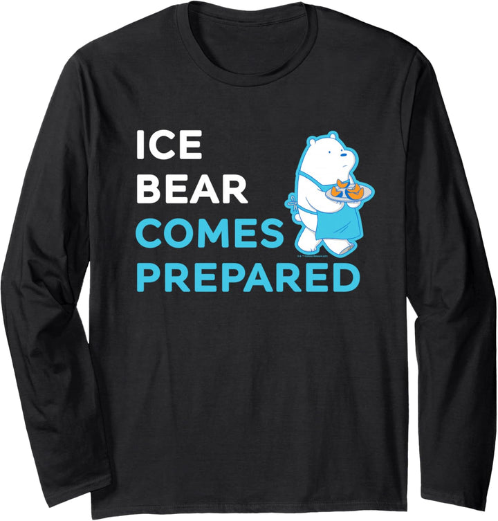 We Bare Bears Ice Bear Comes Prepared Langarmshirt