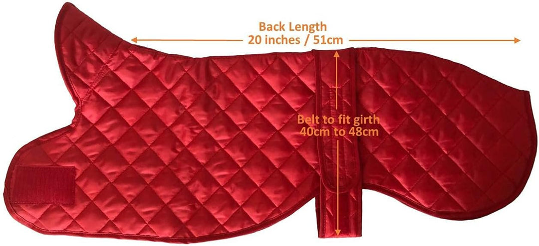 Cosipet Windhund Anorak Hundemantel, Nylon, 51 cm, Rot rot 51 cm (20 Zoll), rot 51 cm (20 Zoll)