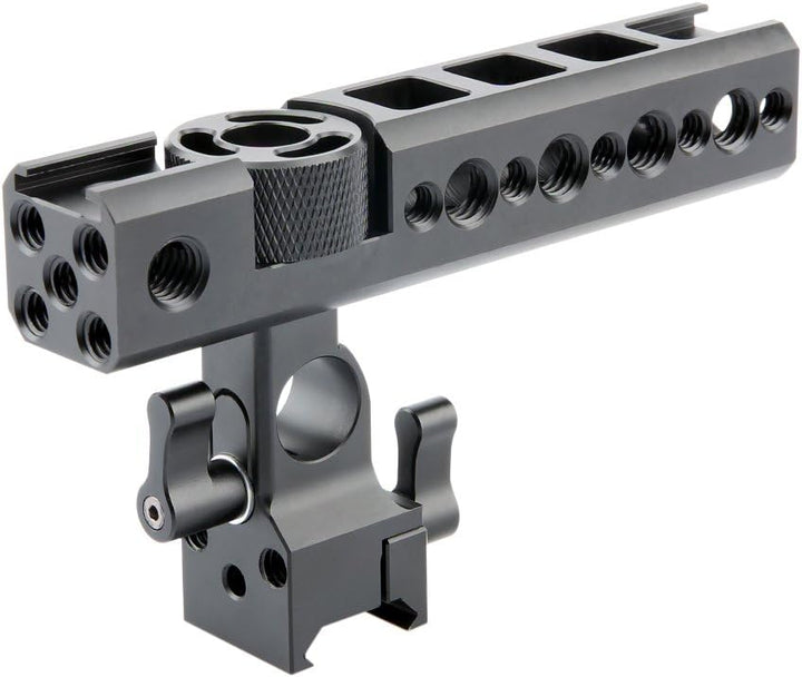 NICEYRIG NATO Rail Top Clamp Sony Griff Handle Rig Quick Release mit 15 mm Rod Clamp und kalten Schu