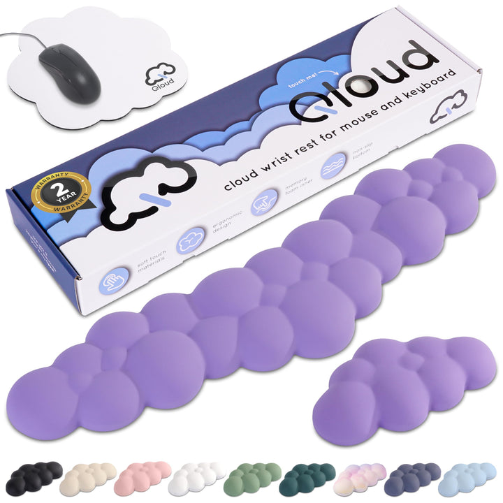 Create-ables Qloud Cloud Handgelenkauflage Tastatur Handgelenkauflage für Computertastatur, Cloud-Ta