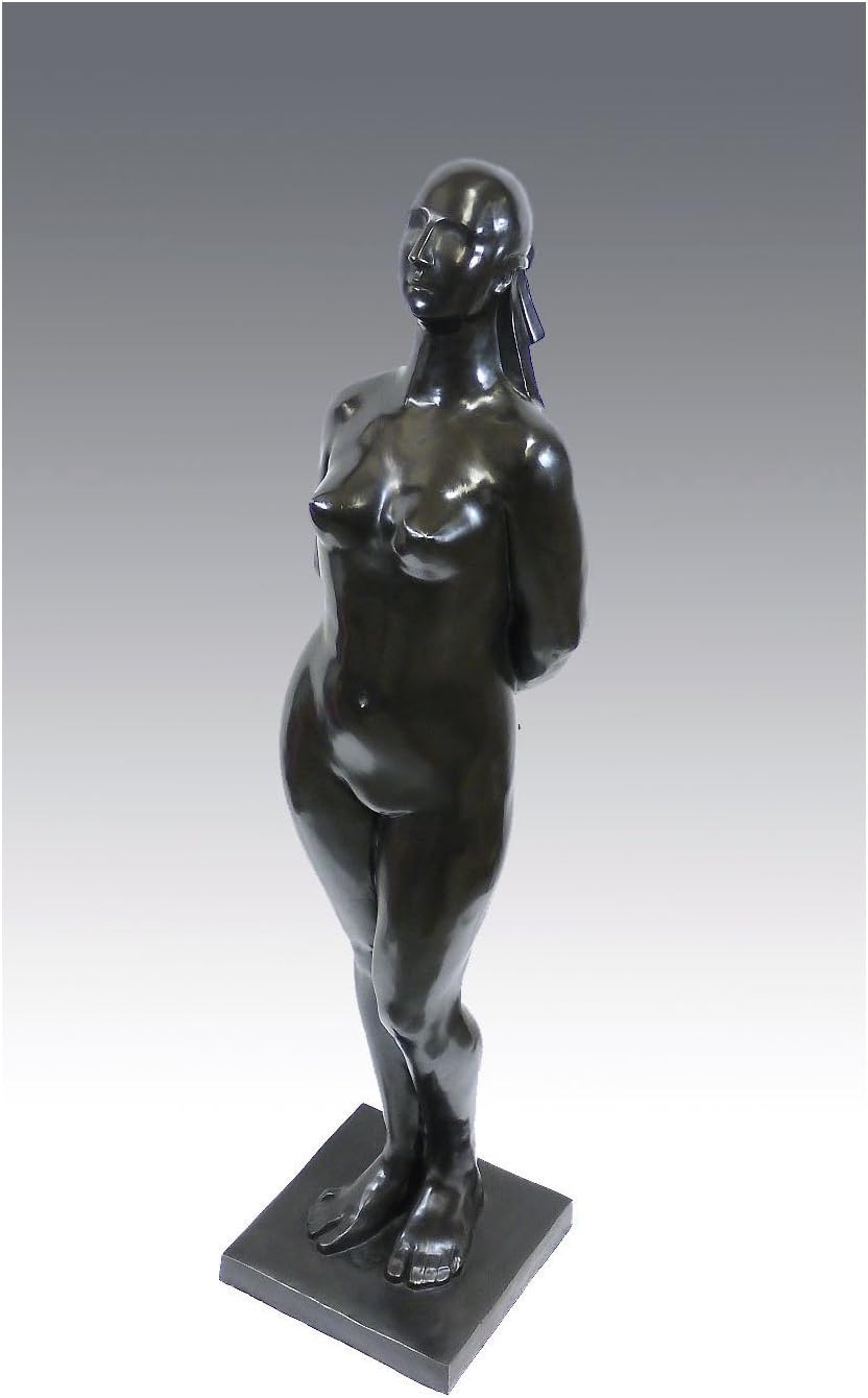 Grosse Moderne Bronzefigur - Stehender Frauenakt - Gaston Lachaise Skulptur - Moderne Kunst Figur -