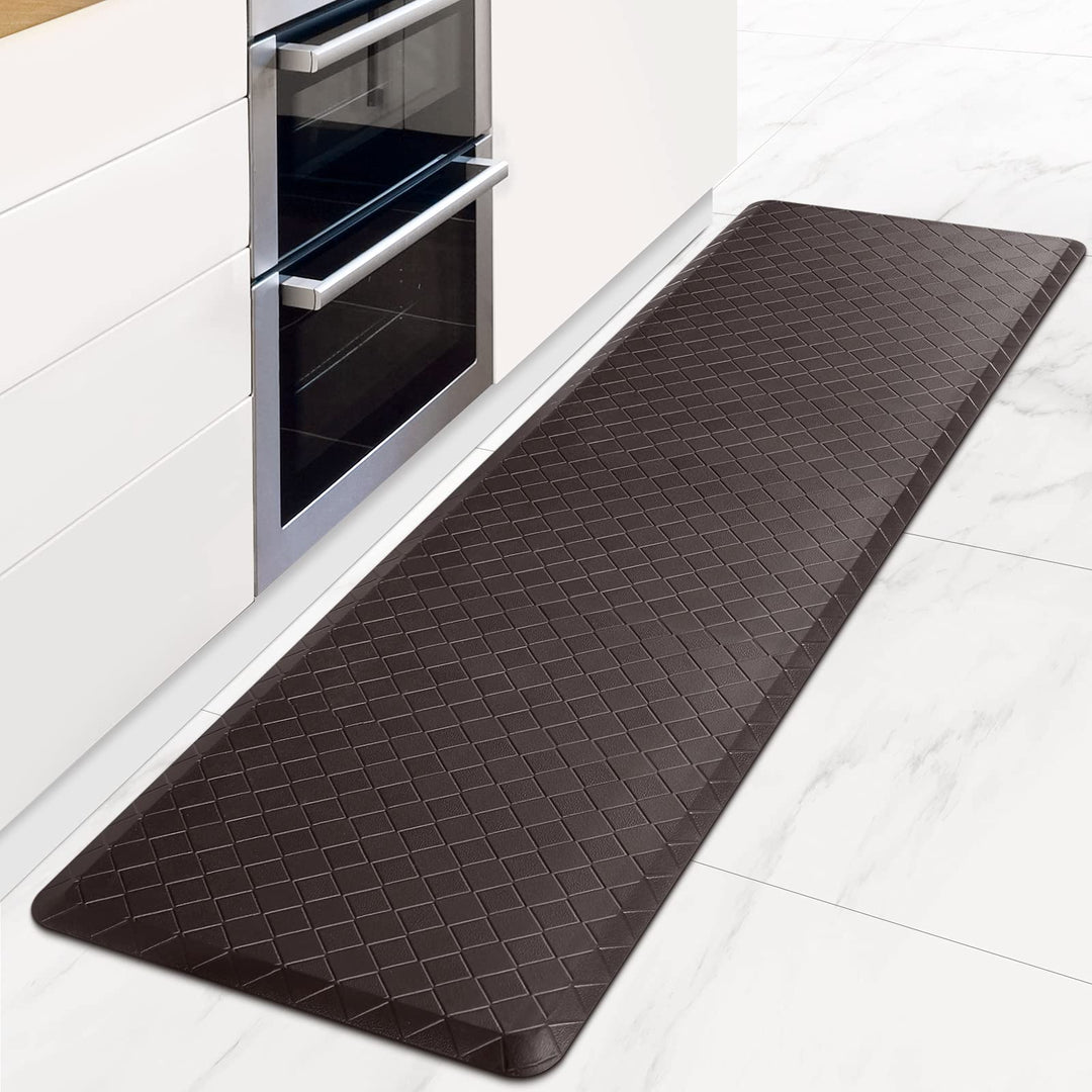 HappyTrends Küchenmatte, gepolstert, Anti-Müdigkeitsmatte, 43,9 x 152,4 cm, dick, wasserdicht, rutsc