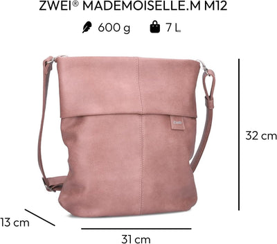 Zwei Damen Mademoiselle M12 Handbag Blush, Blush