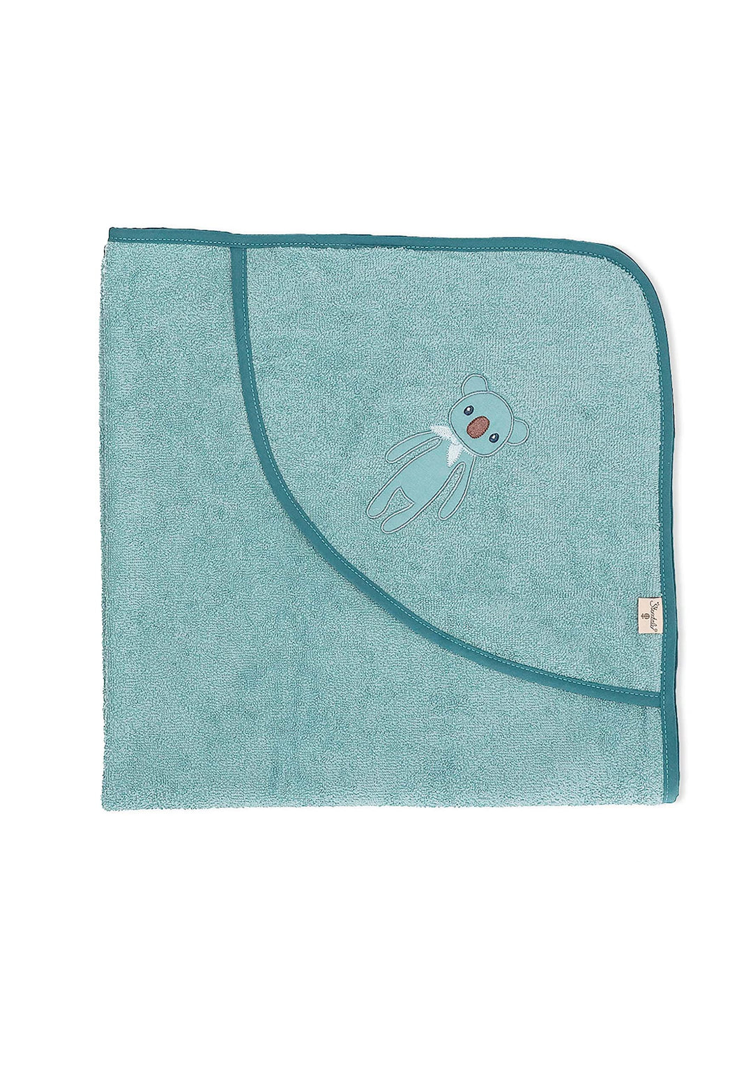 Sterntaler Baby Unisex Badetuch Baby GOTS Kalla Uni - Badeponcho Baby, Kapuzenhandtuch, Badehandtuch