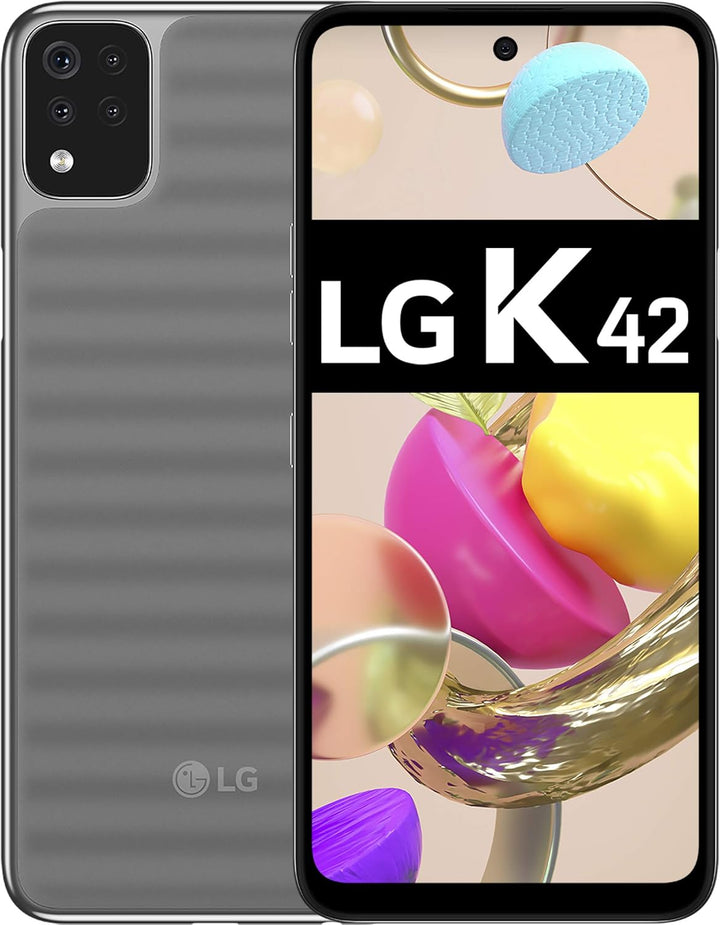 LG K42 - Smartphone 64GB, 3GB RAM, Dual SIM, Grey, Grey