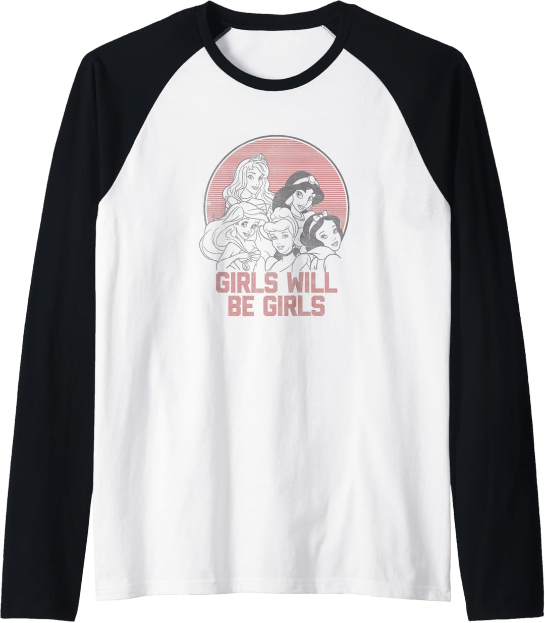 Disney Princess Girls Will Be Girls Group Logo Raglan