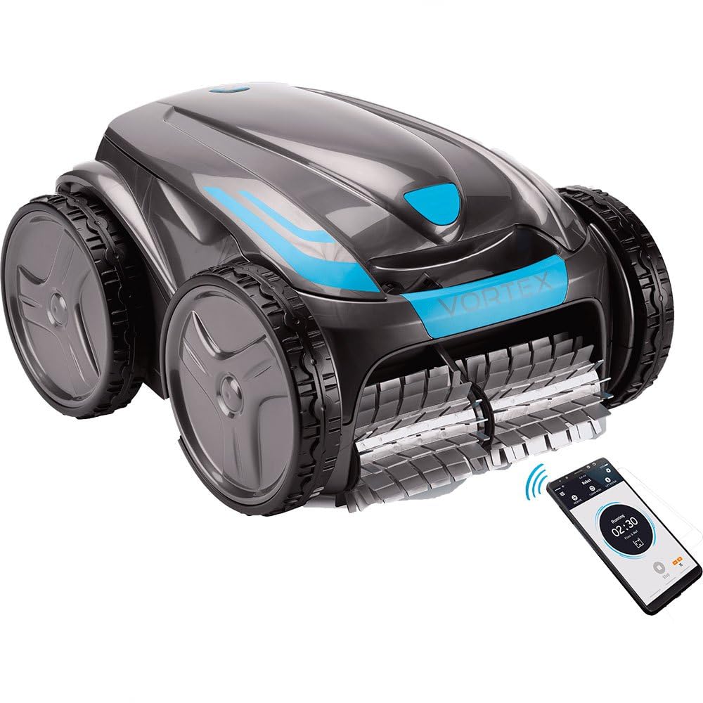 Automatischer Poolroboter Zodiac VORTEX 4WD. Bis zu 12x6 m, reinigt Boden, Wände und Wasserlinie. Fe