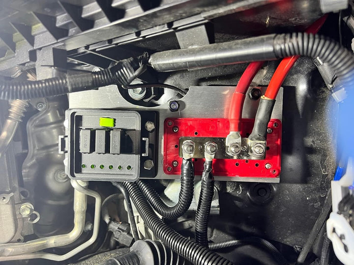 T Tocas Sammelschiene 12V - 48V DC 300 Amp Bus Bar mit 4 x M10 Bolzen Anschlussblöcke robustes Modul